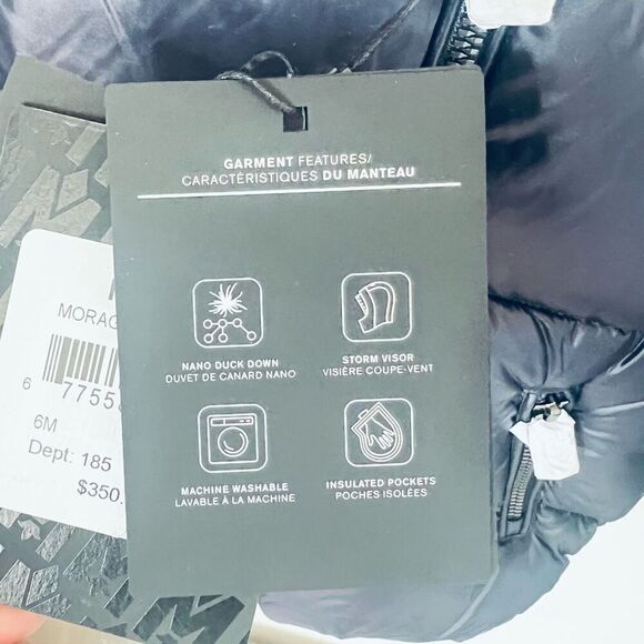 MACKAGE Morgan Water Repellent Down Insulated Hooded Puffer Jacket, 6 Months NWT - Picture 8 of 16